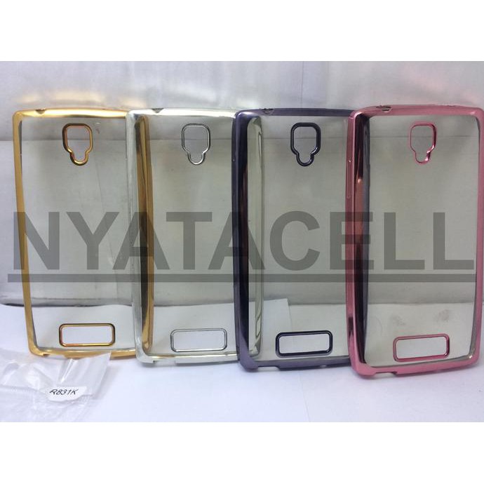 Baru Case List Chrome Oppo Neo K 3 R831K Softcase/Tpu/Ultrathin/Soft/Crom Ready Stock
