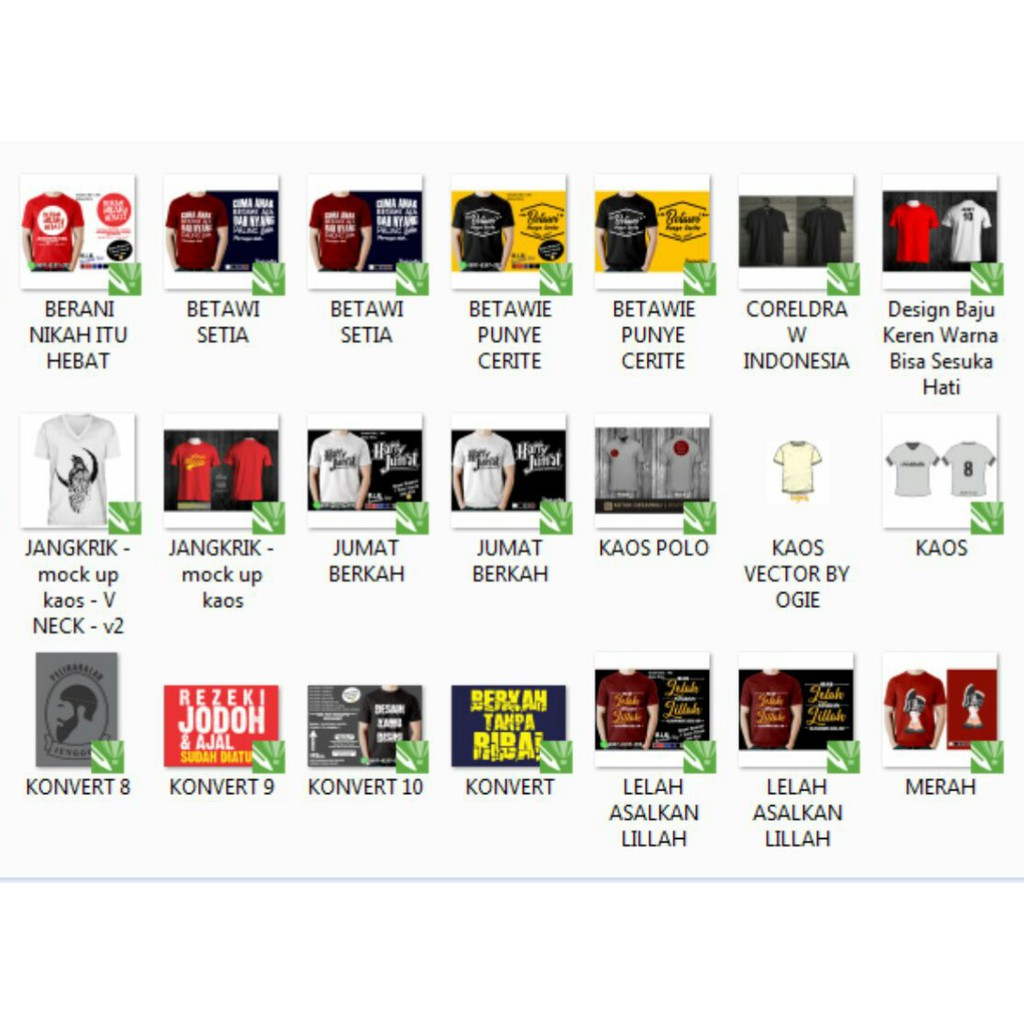 Download Template Desain Kaos Termurah Shopee Indonesia