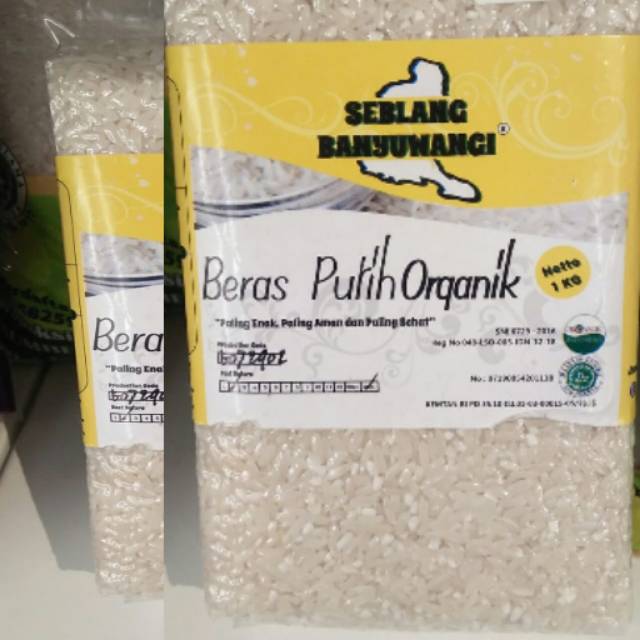 

Organik - Beras Putih Seblang Banyuwangi 1 Kg