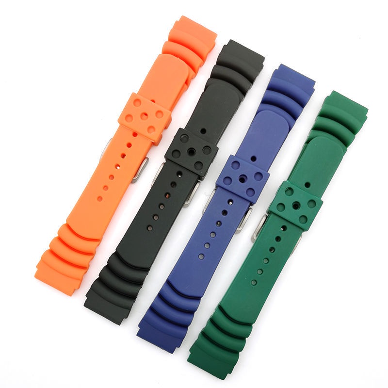 STRAP TALI JAM TANGAN RUBBER SEIKO ORIGINAL WATCH MODEL PROSPEX DIVER PADI SKX TERMURAH