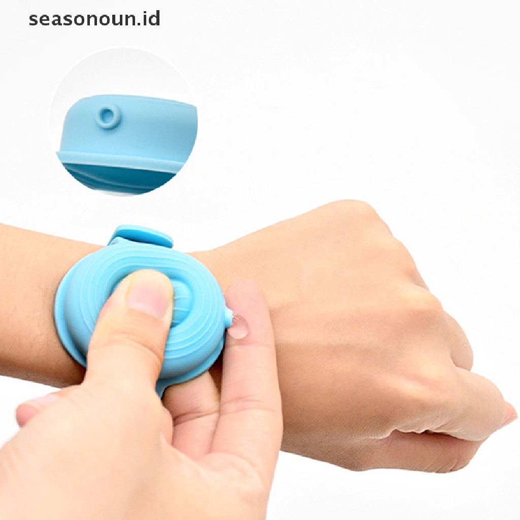 【seasonoun】 Silicone WatchChain Convenient Outdoor Hand Sanitizer Bracelet Silicone Bracelet .