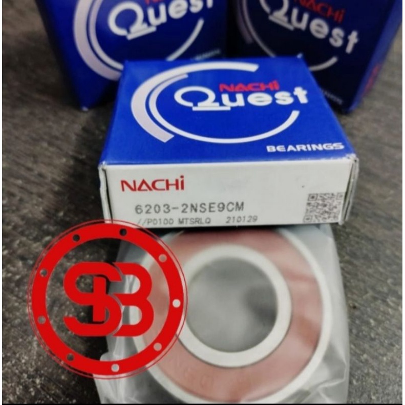 Bearing 6203 2RS / 6203 2RS C3 NACHI JAPAN ORIGINAL