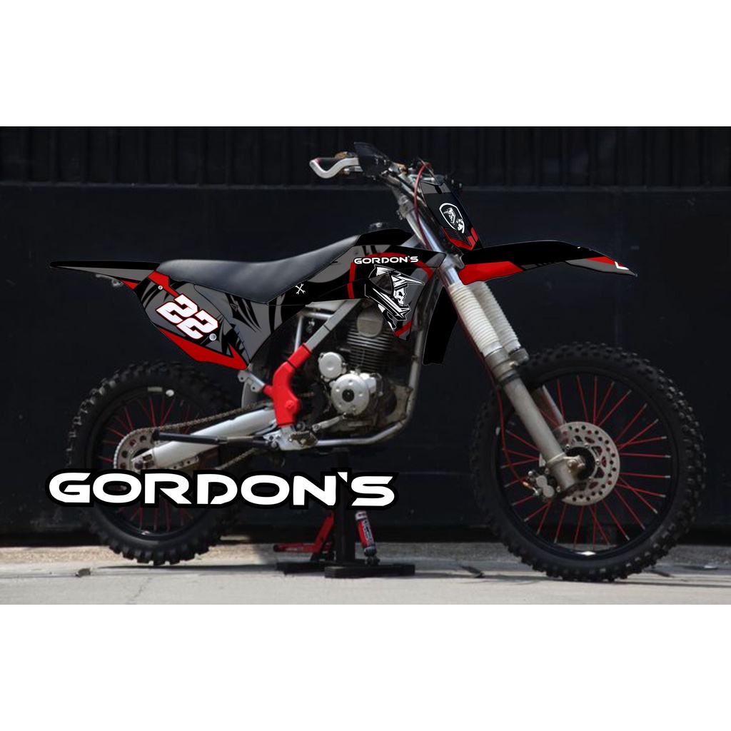 decal sticker klx gordon supermoto