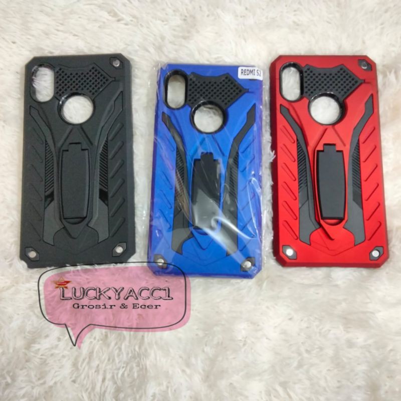 LC - Case phantom Redmi S2 Series Stand Iron Transformer Hardcase case Robot standing Redmi S2