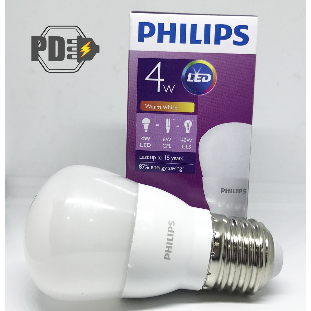 Lampu LED Philips 4Watt Kuning