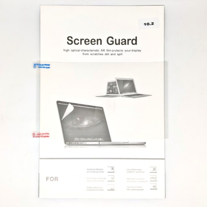 SKU-1148 SCREEN PROTECTOR 10.2 INCH 221x129 MM SCREEN GUARD ANTI GORES