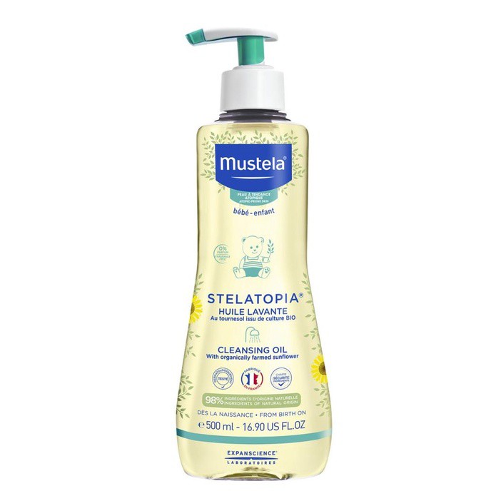 Mustela Stelatopia Huile Lavante Cleansing Oil 500ml