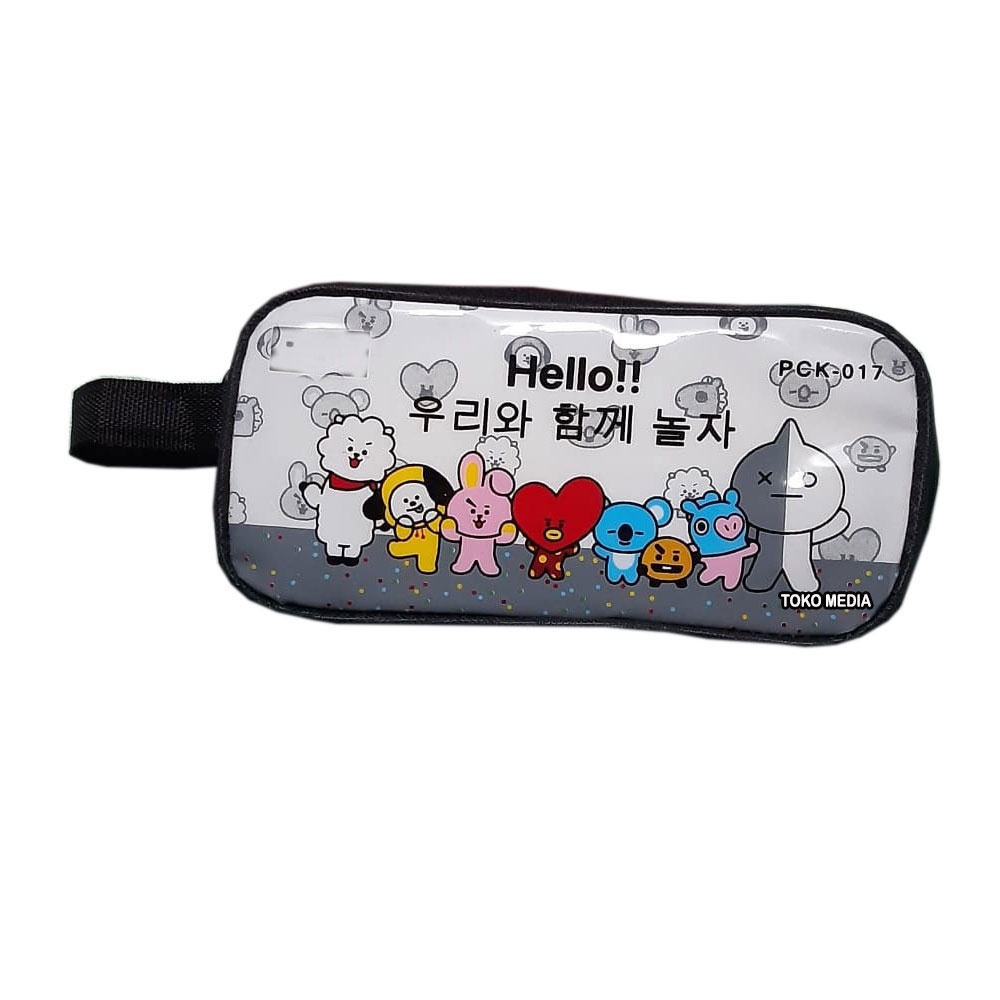 BEST SELLER!! Tempat Pensil Karakter Bahan Tebal Batman Spiderman dll (Boys Series)-BT KOTAK RAMAI PUTIH