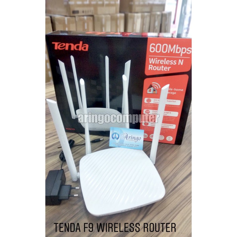 Network (Device) TENDA F9 Wireless Router 600mbps 4 Antenna
