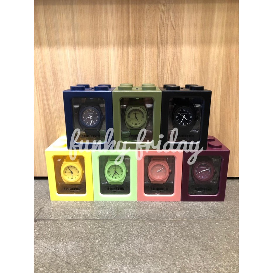 BRUN BRUN PARIS JAM TANGAN SILICON WATCH