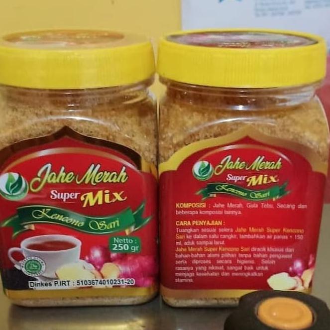 

Termurah Jahe Merah Bubuk Instan 250 mix Asli Original Minuman Kesehatan gas !!