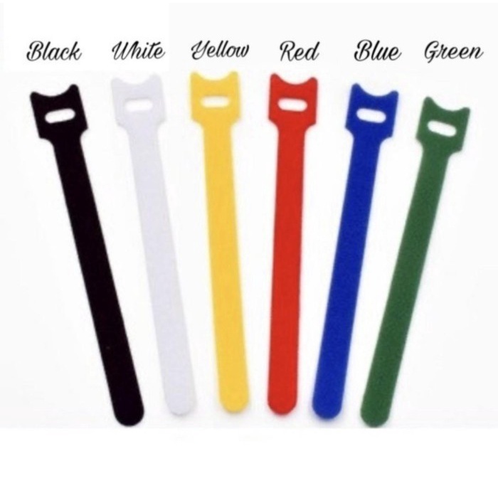 

Pengikat Kabel Penggulung Cable strap Klip Nylon Cable VELCRO
