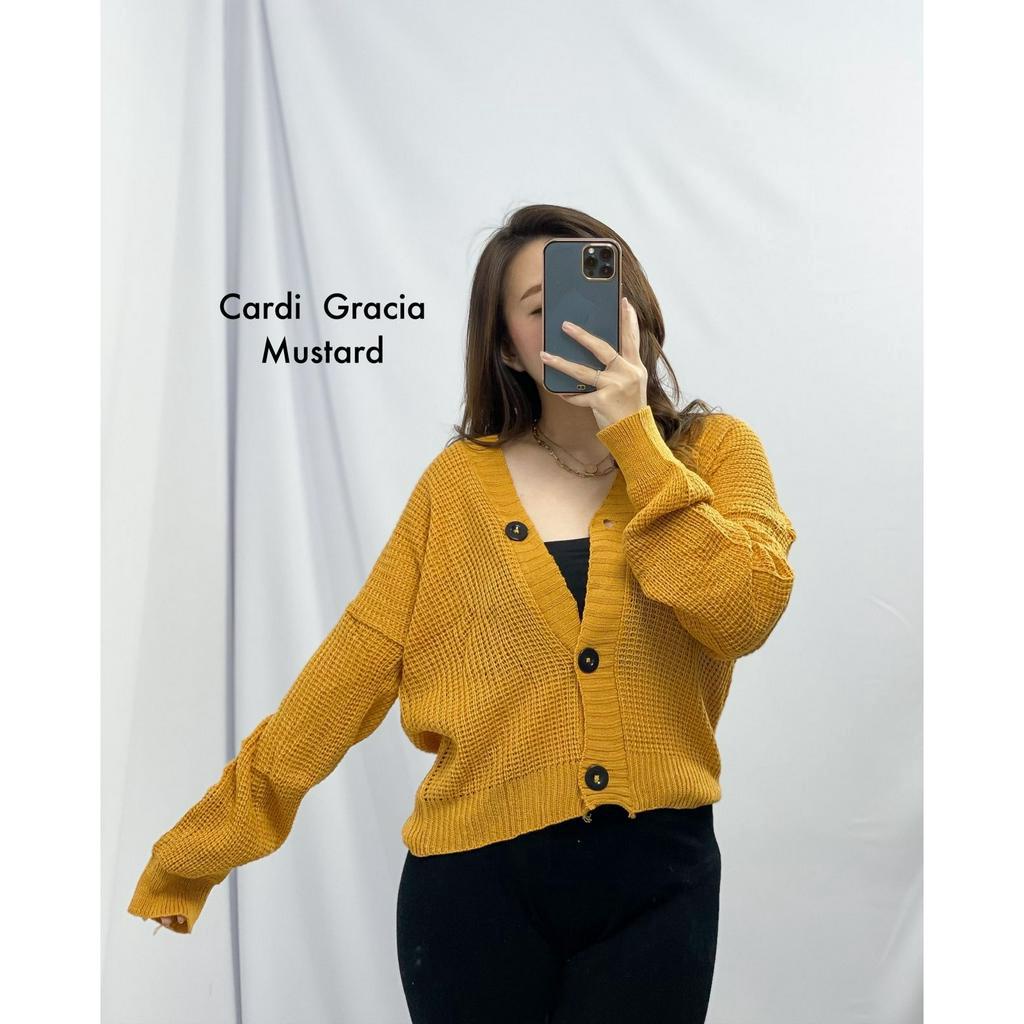 Toply shop Outer rajut / Cardigan gracia / Outer rajut tebal