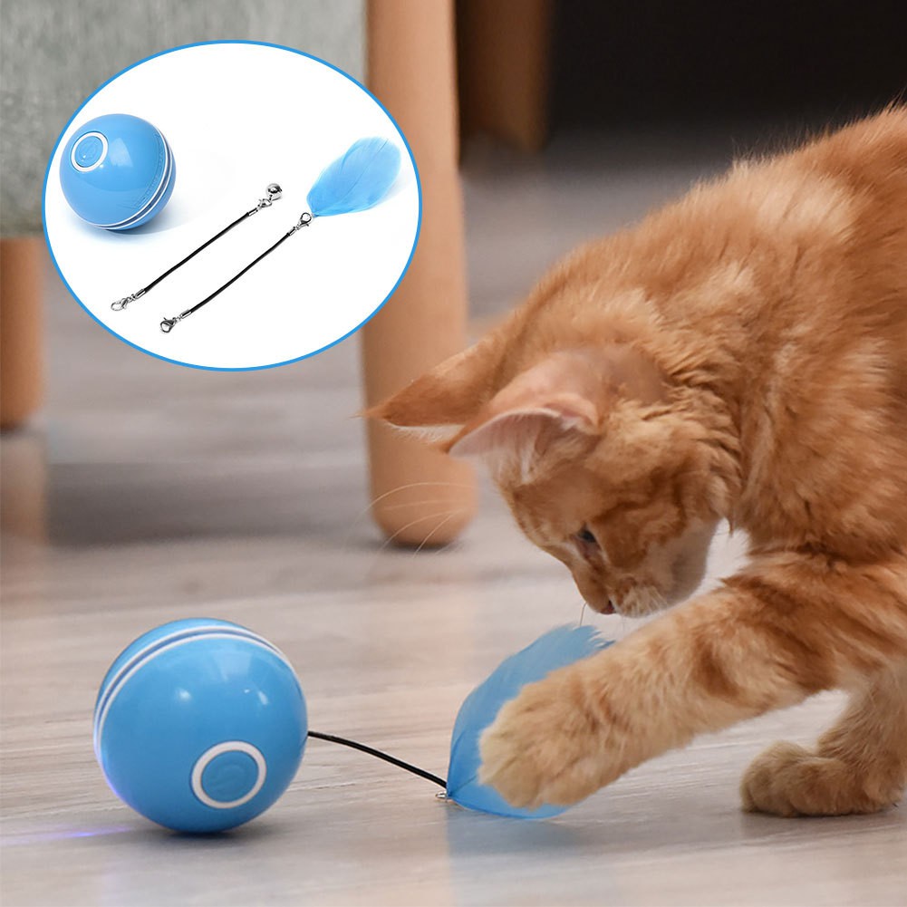 Mainan bola LED kucing USB/LED ball cat toy