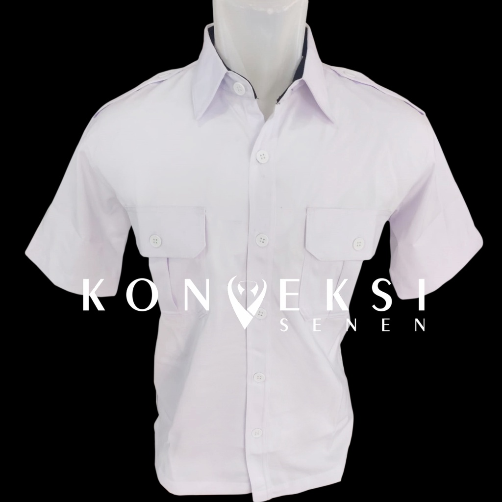 seragam pns putih | baju putih | seragam kerja pns premium bahan tebal lembut