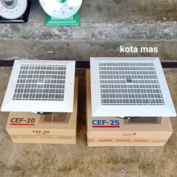 Best Produk] Ceiling Exhaust Fan Maspion 10Inch 25Cm Hexos Plafon 10" Murah Baru