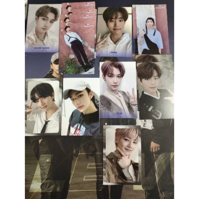 PC photocard stray kids album cle levanter hyunjin, seungmin, changbin, bang Chan, Han, i.n, felix