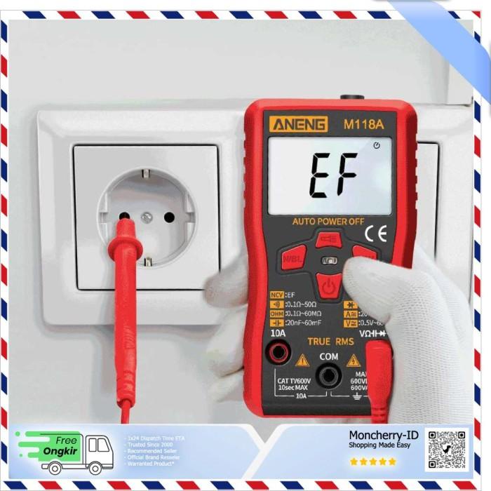 Arus Aneng Digital Multimeter Voltage Tester - M118A