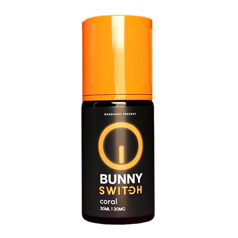 Bad Bunny Switch Coral Salt Nic E-Liquid 30ML 30MG [ vape / vapor / rokok elektrik ]