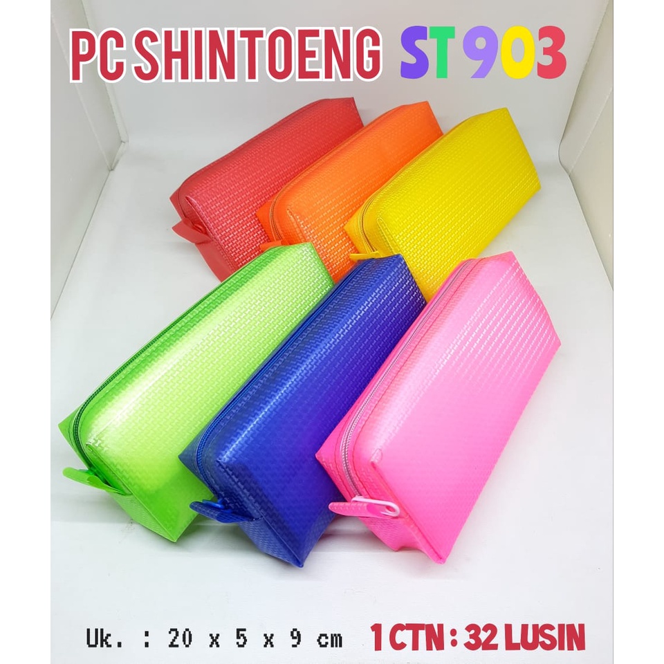 

KOTAK PENSIL / PENSIL CASE SHINTOENG WARNA NEON / POUCH ST903