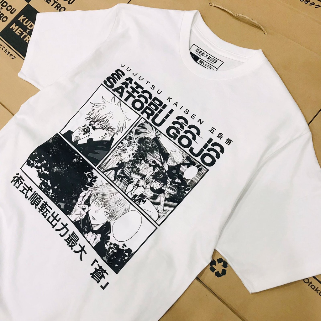 Tshirt Satoru Gojo Streetwear White