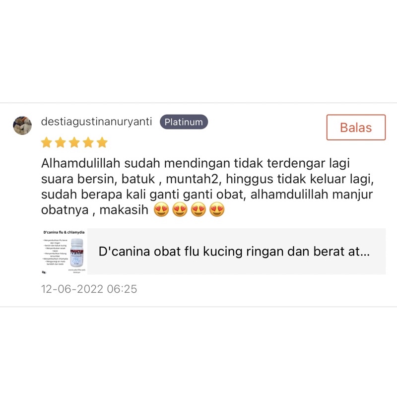 OBAT FLU KUCING AMPUH D'canina ringan dan berat demam batuk bersin menahun Vitamin Kucing IMUNITAS untuk Daya Tahan Tubuh, Anti Sakit, Flu, Pilek, Mata Belekan, Lemes  olive care