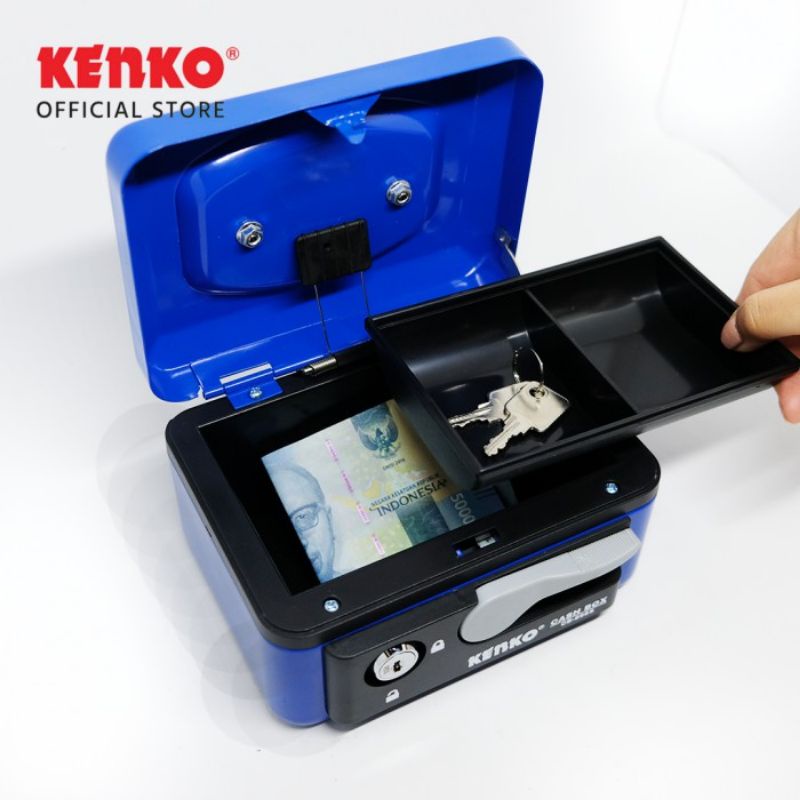 

Baru Cash Box Kenko Cb-898S/ Cashbox /Kotak Uang/Kotak Kas/Brankas