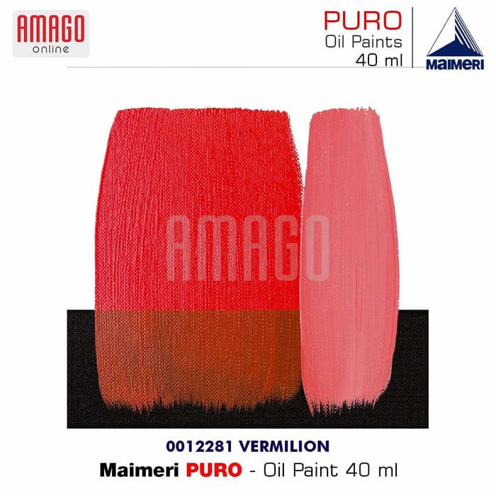 MAIMERI PURO - OIL PAINT - VERMILION - 40ML - M0012281