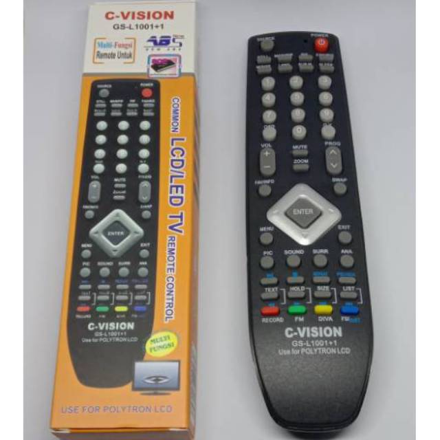 Remote tv untuk led / tv tabung  Polytron langsung pakai Good Quality