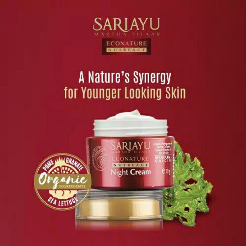 Sariayu Econature Night Crem 30gram