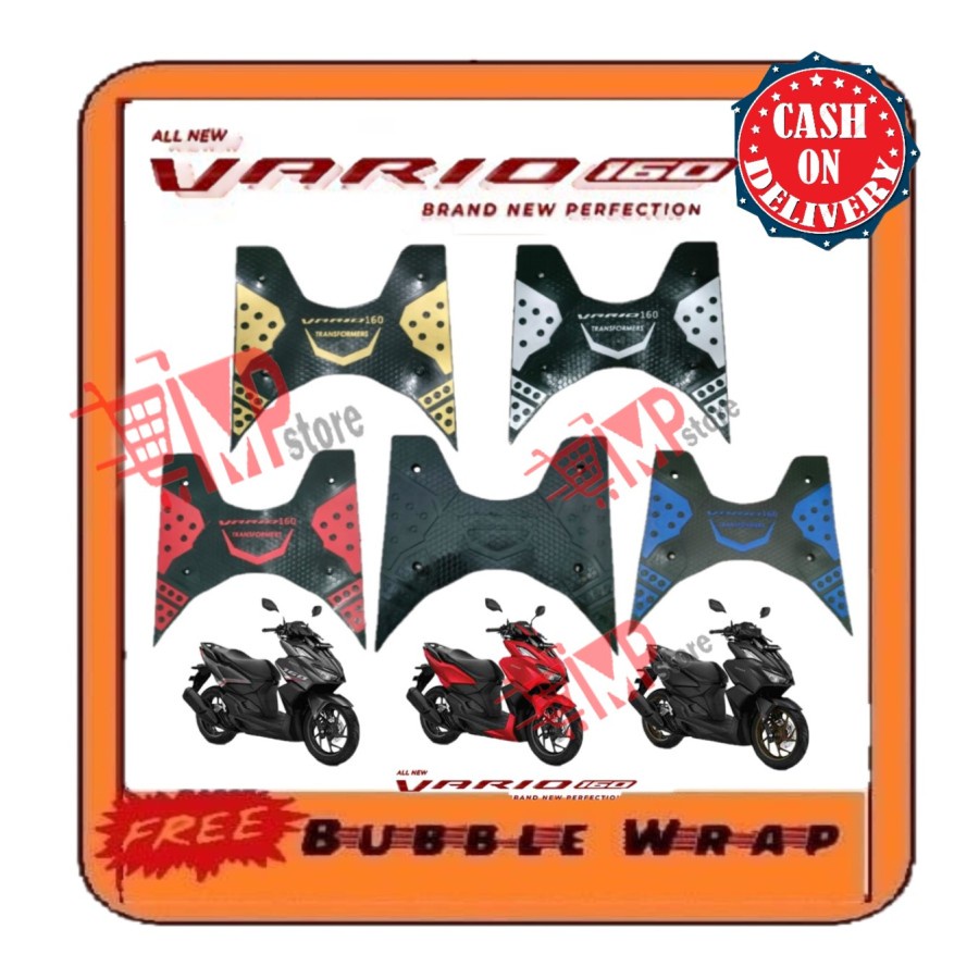 KARPET MOTOR VARIO 125 150 160 AKSESORIS VARIASI MOTOR VARIO 160 125 150 Alas Pinjakan Kaki Karpet H