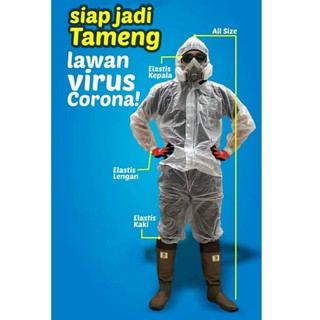 Jas Hujan Setelan Jaket Celana Transparan 700 Plevia Jas Hujan Setelan Jaket Celana Transparan 700 Plevia
