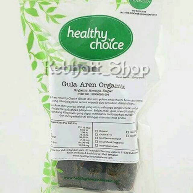 

Healthy Choice organic Gula Aren Organik 500gr