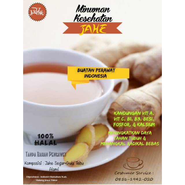 

MINUMAN KESEHATAN JAMU JAHE