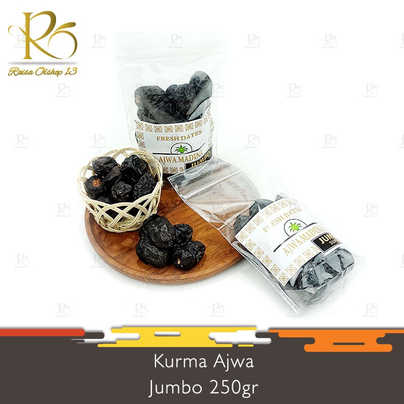 

Kurma Ajwa Jumbo Asli 250gr Oleh Oleh Haji Umroh Murah