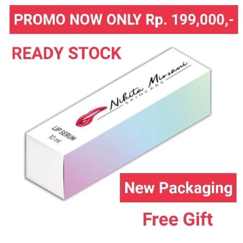 Lip Serum by Nikita Mirzani (BPOM) (FREE GIFT) ORIGINAL 100%