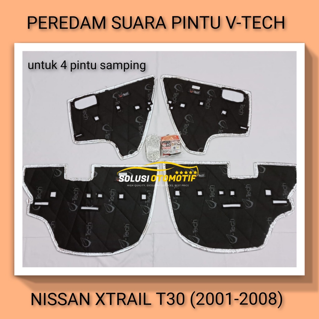 NISSAN XTRAIL 2001-2008 T30 Peredam Suara Pintu Aksesoris Mobil VTECH PnP + Peredam Noise Speaker