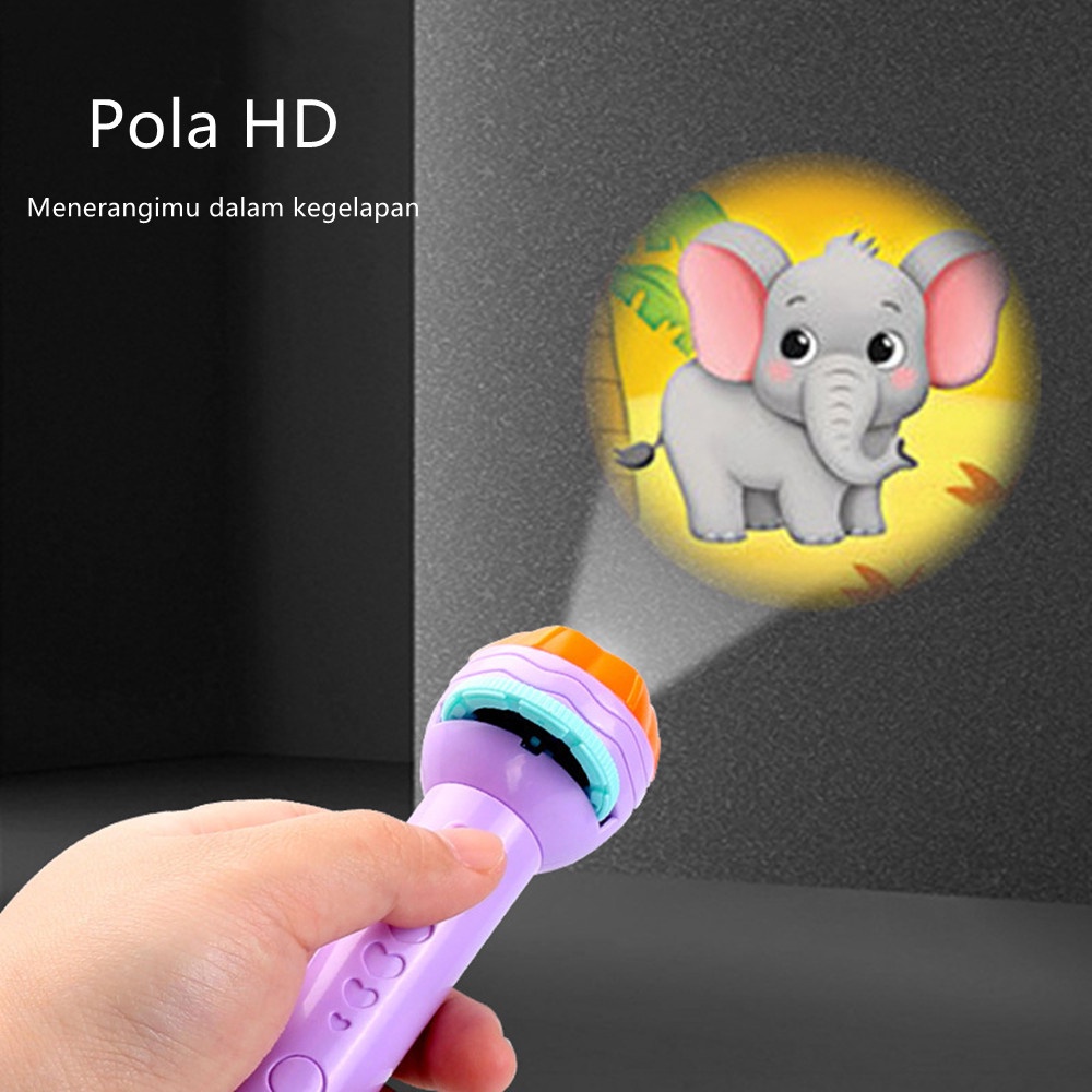 SKIKI91 - STORILIGHT PROJECTOR senter 24 pola mainan anak plastic menarik