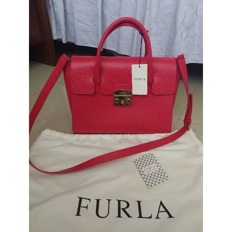Tas Furla Medium Satchel Sabbia metropolis