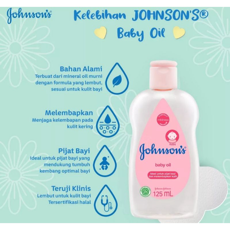 JOHNSON'S Baby Oil 125ml