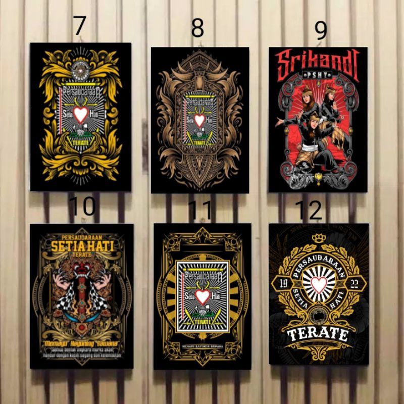 pajangan dinding psht walldecor/hiasan dinding pass buat taruh di kamar/ruang tamu