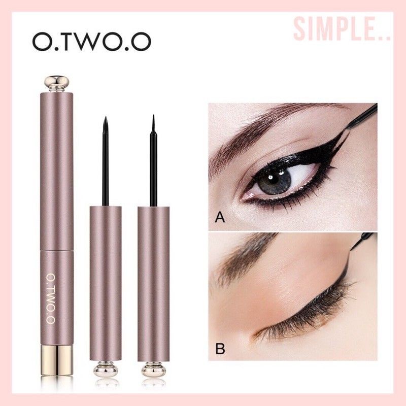 Medan Termurah Long lasting up to 24 Hours Eyeliner waterproff Liquid Otwoo