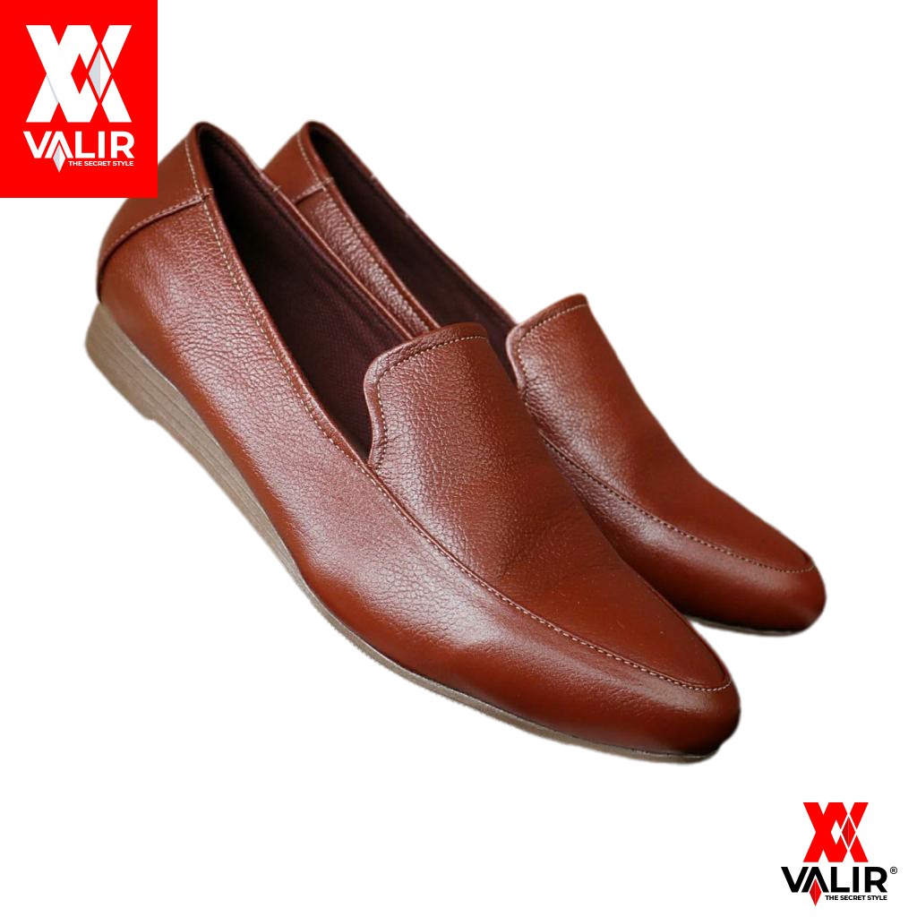 model sepatu wanita terbaru 2021 Kulit Asli Valir Modish
