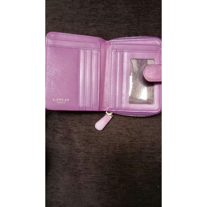 PL dompet LOVCAT warna ungu (SOLD)