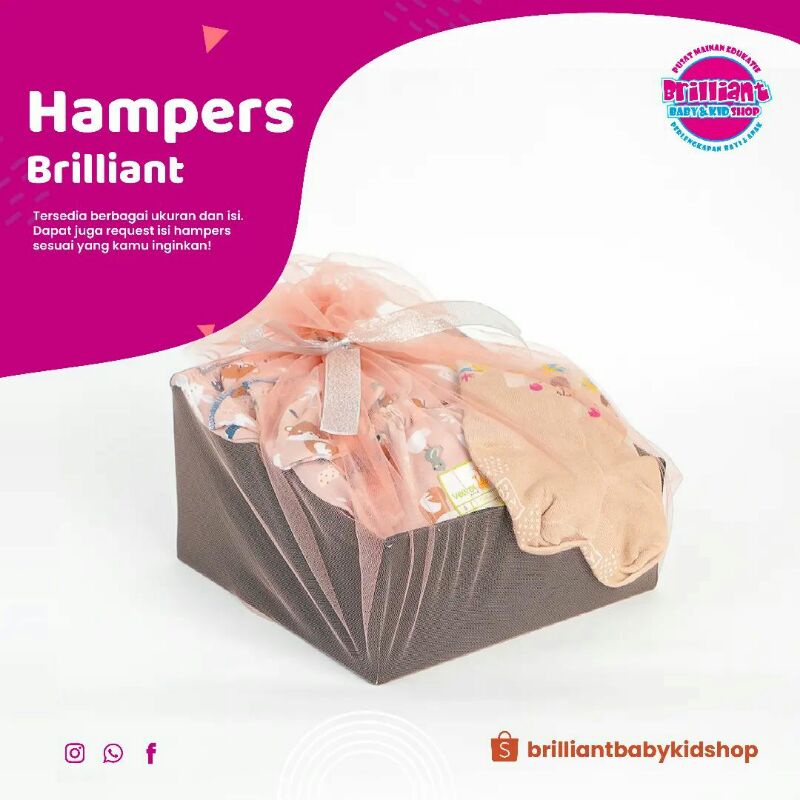 

Hampers Brilliant Kado/Hadiah Untuk Bayi Perempuan Newborn