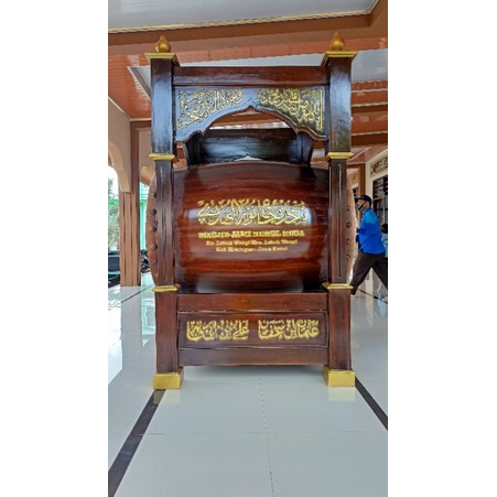 Bedug masjid mewah ( kayu jati)