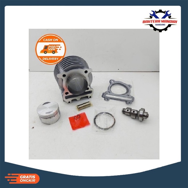 PAKET BORE UP BLOK SEHER 58.5 DAN NOKEN AS RACING MIO SPORTY MIO SOUL NUVO KARBU BAYAR DI TEMPAT COD