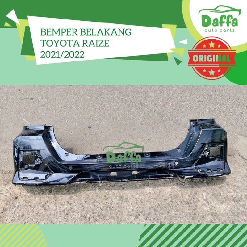 bemper bumper guard belakang mobil toyota raize 2021 2022 original