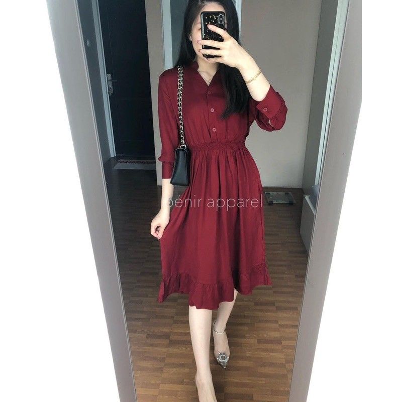 GS - TUNIK REMPEL DAILY BUSUI / TUNIK WANITA MOSCREPE / TUNIK / TUNIK WANITA / BAJU ATASAN WANITA TE