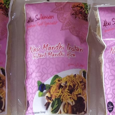

Siap Kirim Nasi Mandi / Mandhi Beras Basmati Instant Komplit Khas Arab